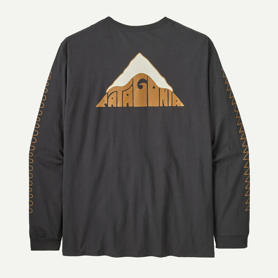 Patagonia Long-Sleeved Driftways Organic T-Shirt T-Shirt Patagonia Ink Black M 