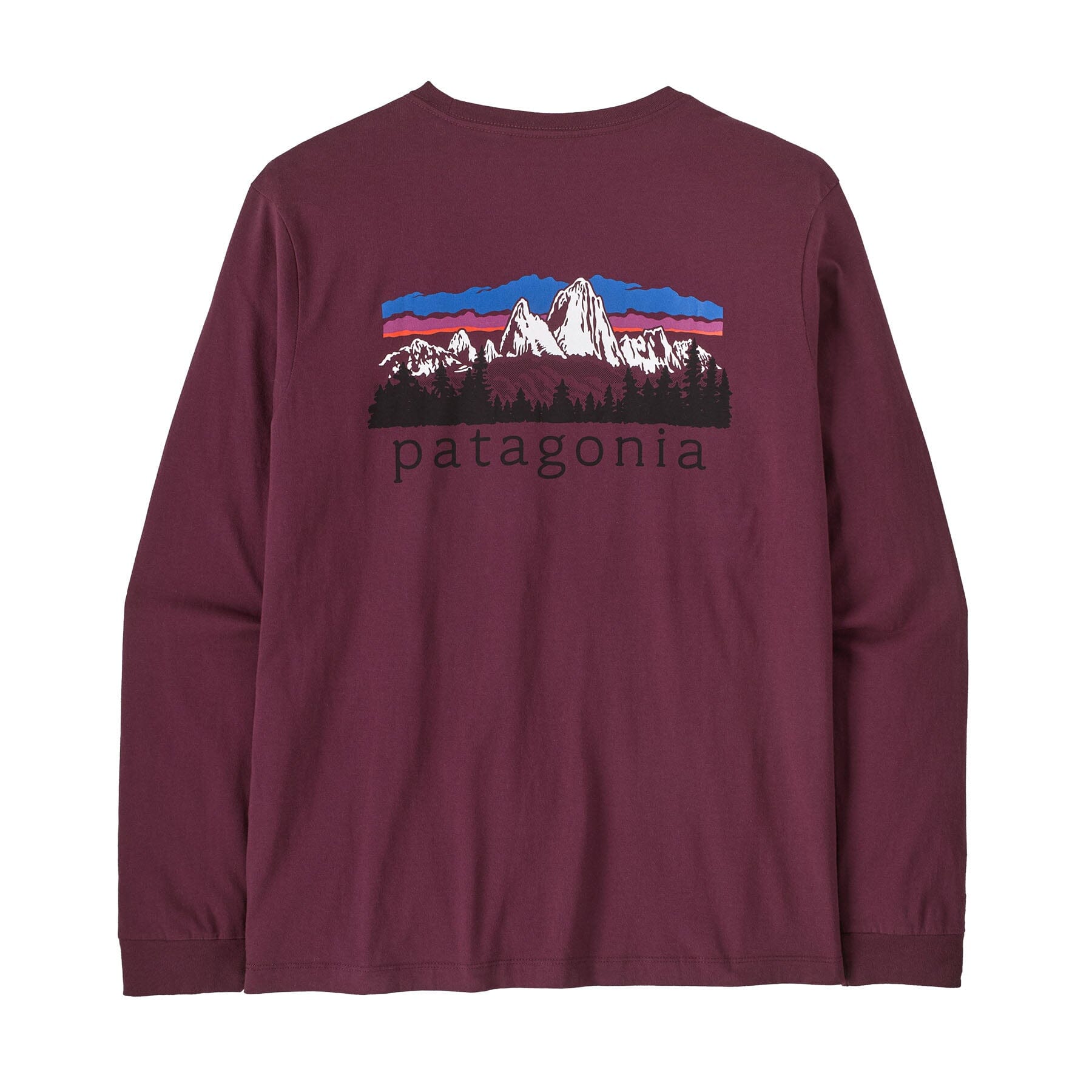 Patagonia Long-Sleeved Fitz Roy Foothills T-Shirt - Men's Men's Long Sleeve Graphic T-Shirt Patagonia
