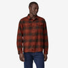 Patagonia Long-Sleeved Fjord Flannel Shirt - Men's General Patagonia Cascade: Burnished Red S 