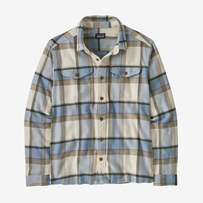 Patagonia Long-Sleeved Fjord Flannel Shirt - Men's General Patagonia Sunrise Ridge: Natural S