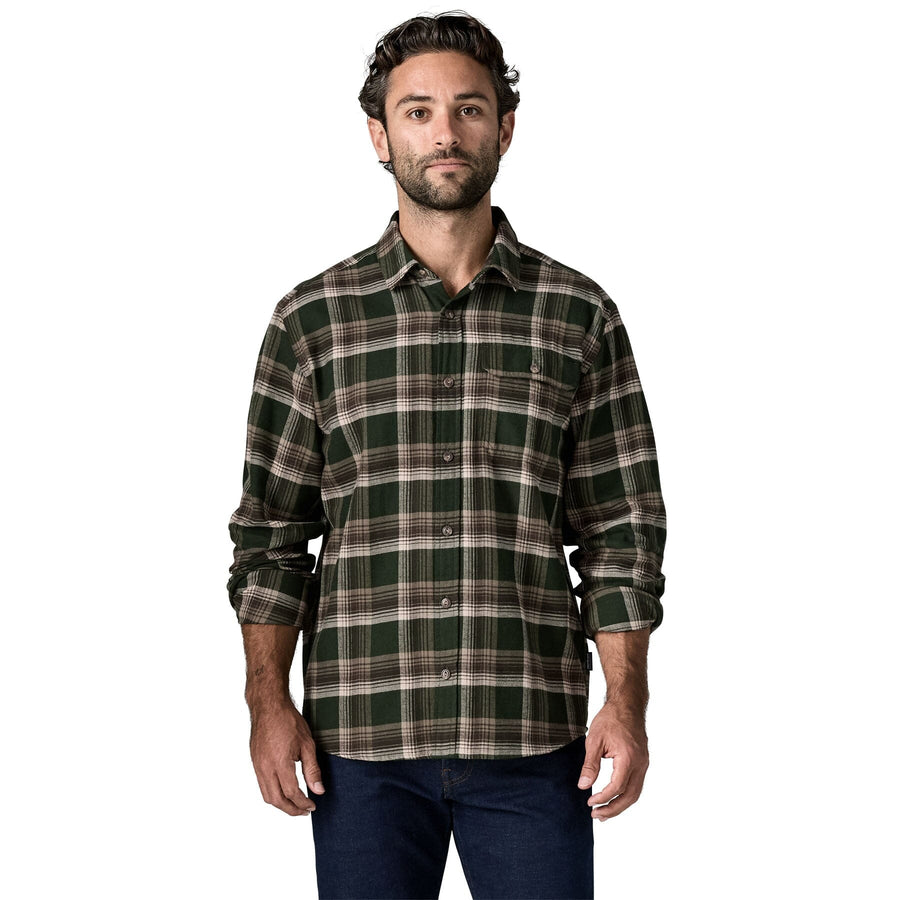 Patagonia Long-Sleeved Lightweight Fjord Flannel Shirt - Men's General Patagonia Foggy: Virtually Blue S 
