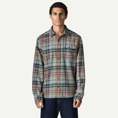 Patagonia Long-Sleeved Lightweight Fjord Flannel Shirt - Men's Men's Flannel Shirts Patagonia Depth: Blue Sage S