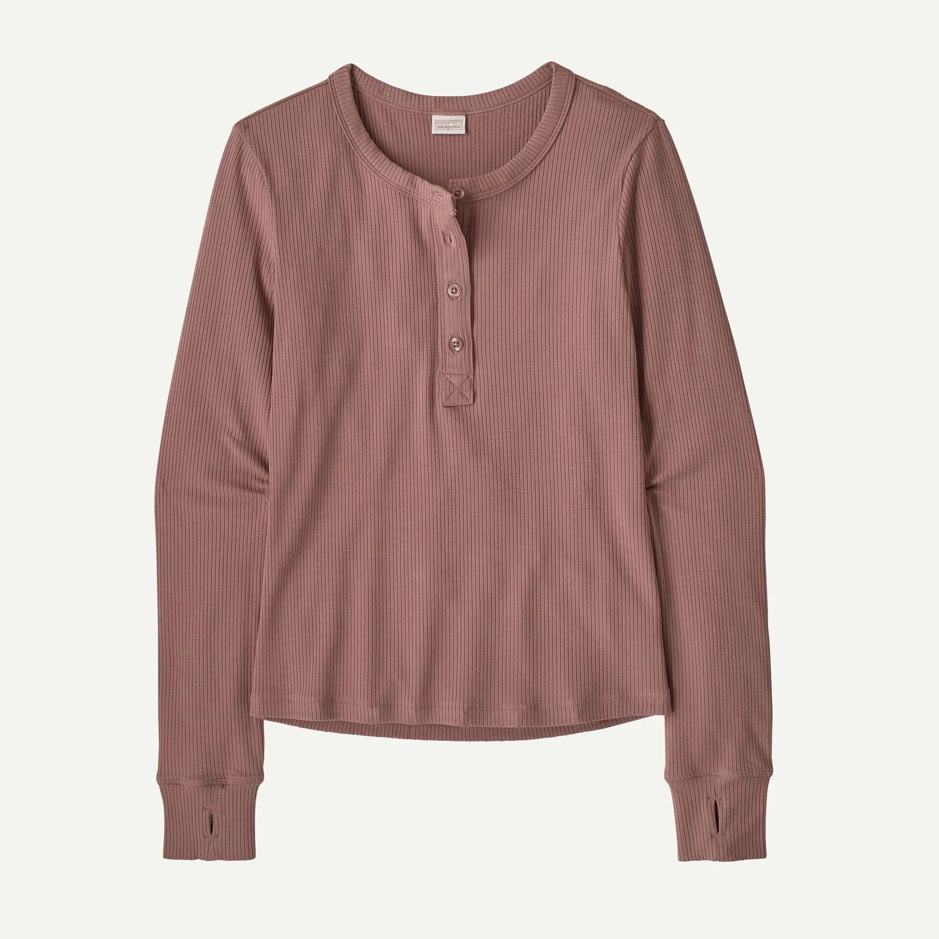 Patagonia Long Sleeved Rib Knit Henley - Women's Women's Casual Tops Patagonia