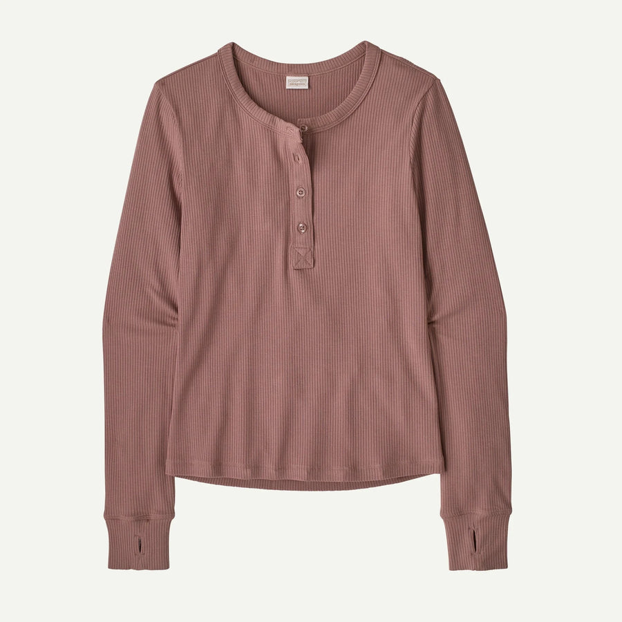Patagonia Long Sleeved Rib Knit Henley - Women's Women's Casual Tops Patagonia 