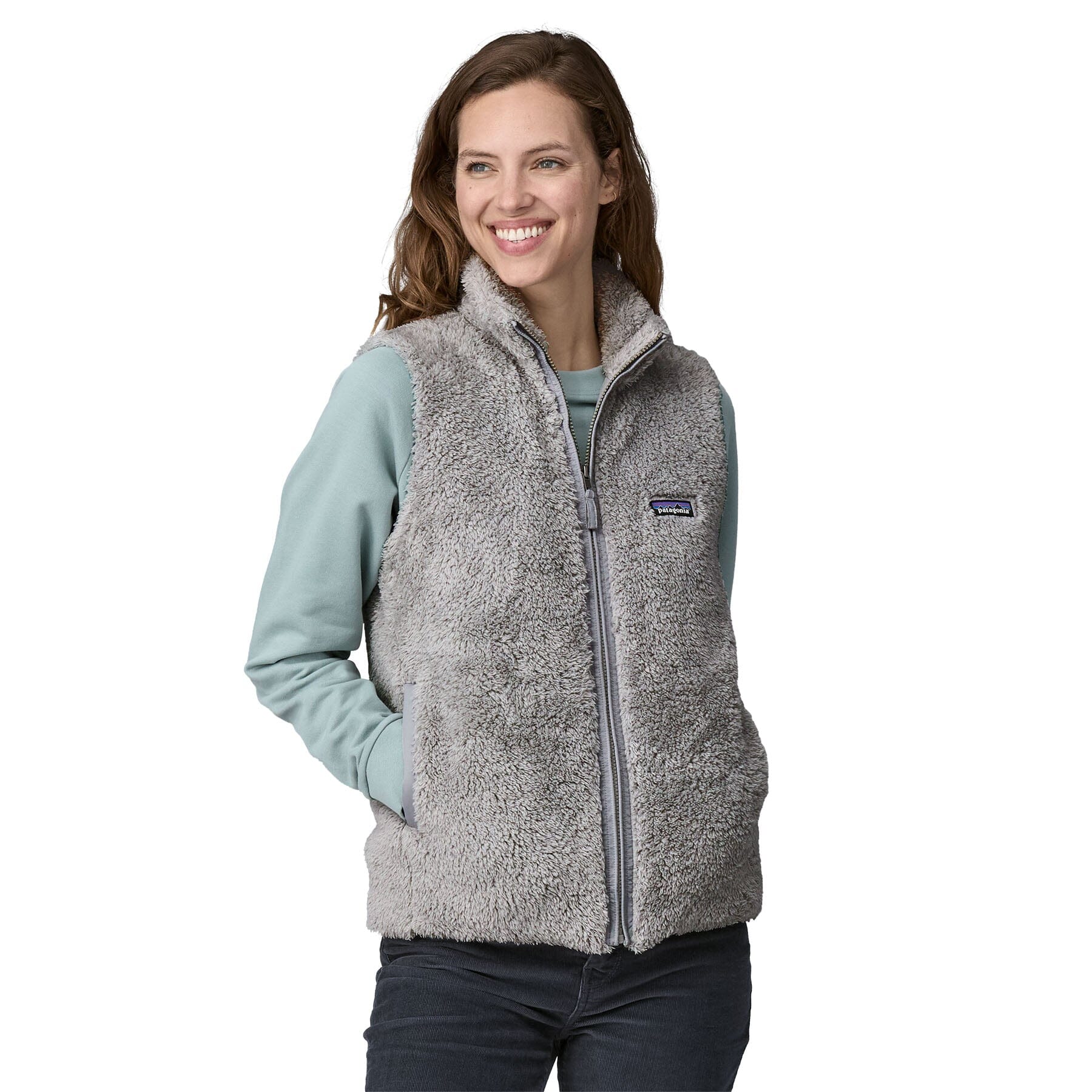Patagonia Los Gatos Vest - Women's Women's Fleece Vests Patagonia Seabird Grey XS