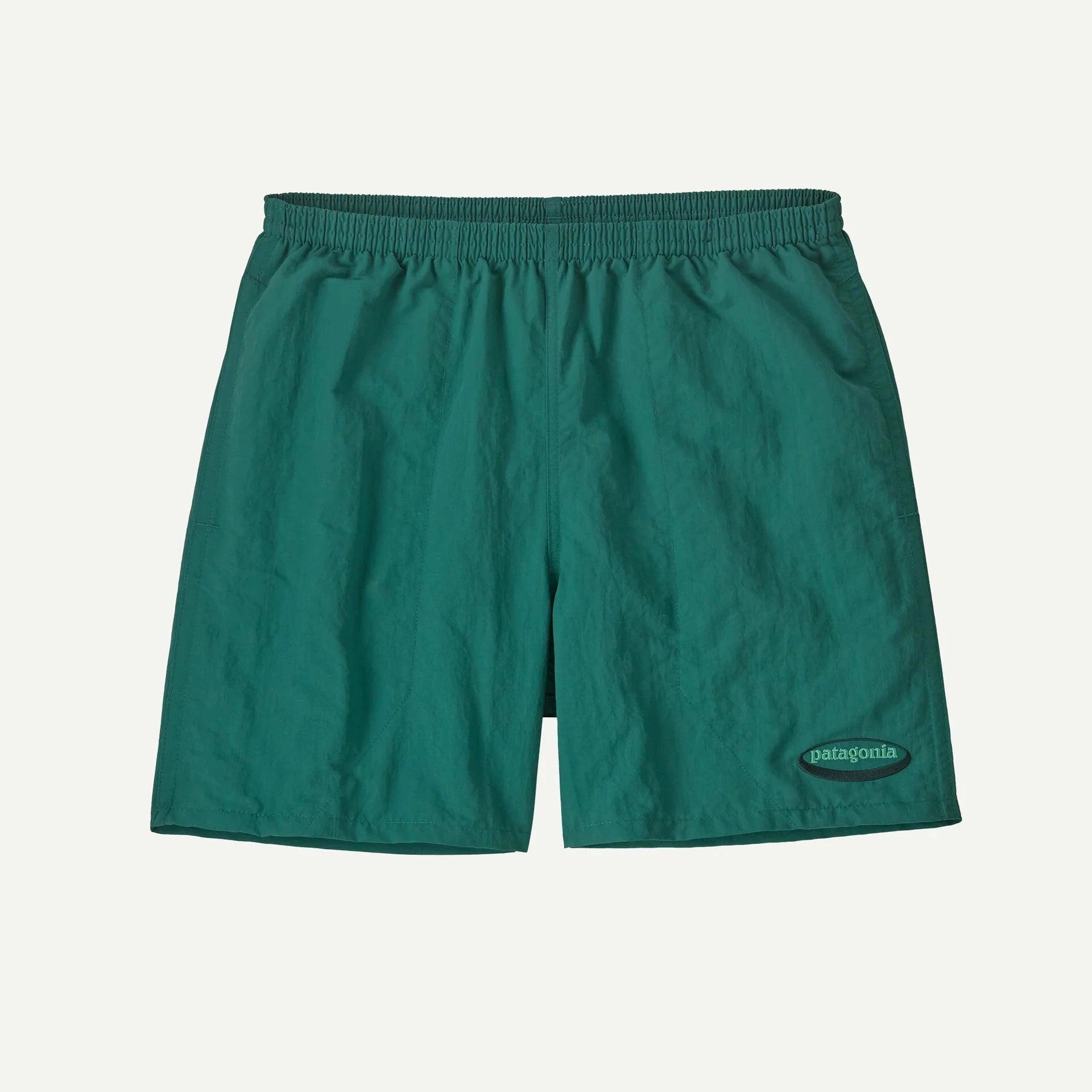 Patagonia Men's Baggies Shorts - 5 in. Shorts Patagonia '95 Oval Logo: Gem Green S