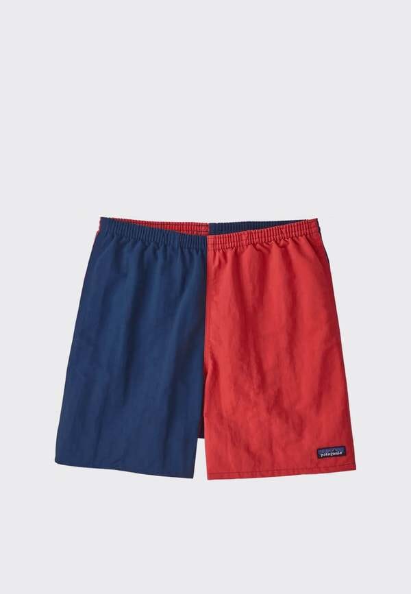 Patagonia Men's Baggies Shorts - 5 in. Shorts Patagonia Harlequin Sumac Red M