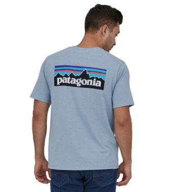 Patagonia P-6 Logo Responsibili-Tee - Men's T-Shirt Patagonia Thermal Blue XS