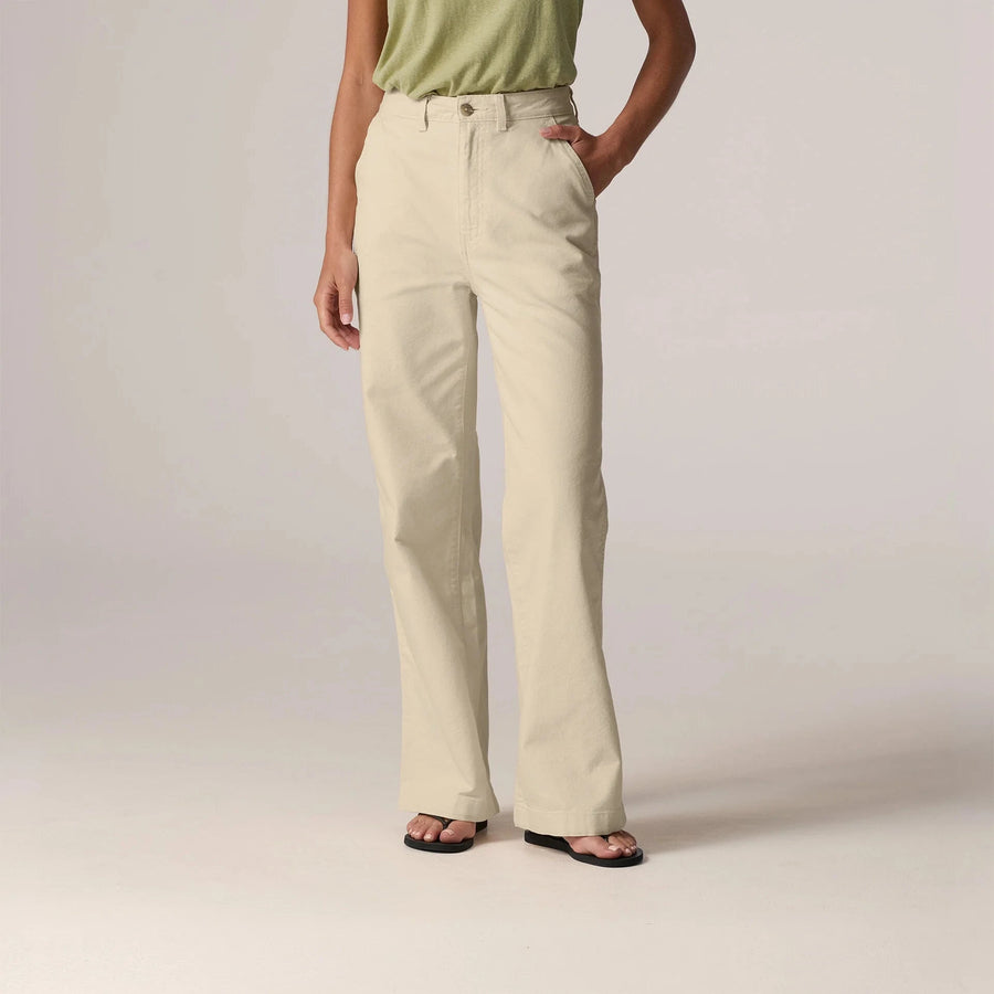 Patagonia Point Reyes Canvas Wide Leg Pants - Women's Women's Casual Pants Patagonia Undyed Natural 2 