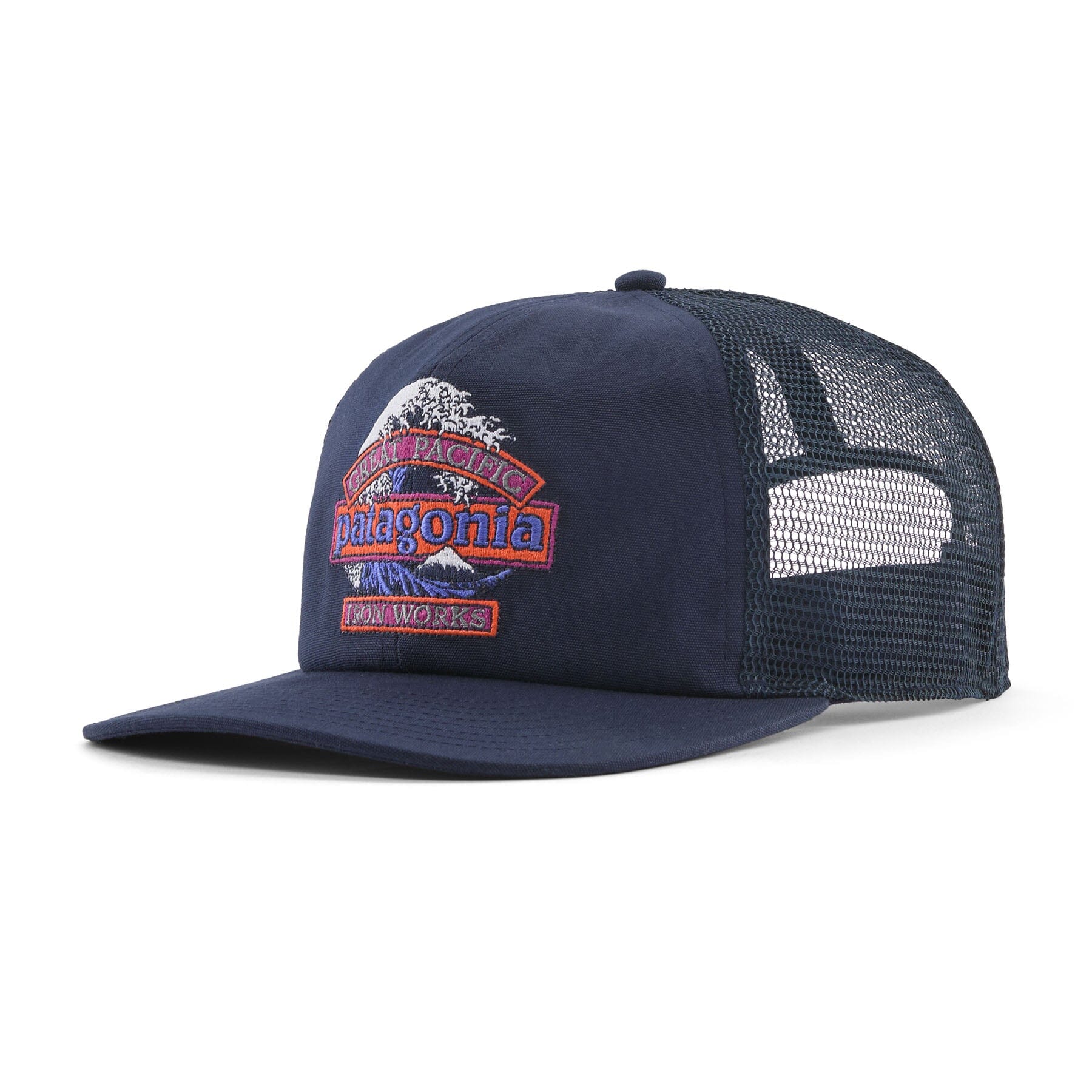 Patagonia Relaxed Trucker Hat Men's Hats Patagonia Great Waves: New Navy