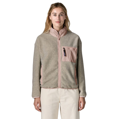 Patagonia Synchilla Fleece Jacket - Women's Women's Fleece Jackets Patagonia Oatmeal Heather w/Pink Frost XS