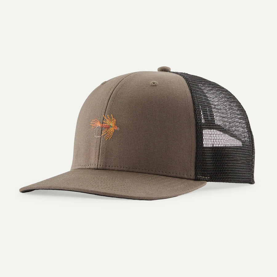 Patagonia Take a Stand Trucker Hat Hats Patagonia Pheasant Fly: Marlow Brown 