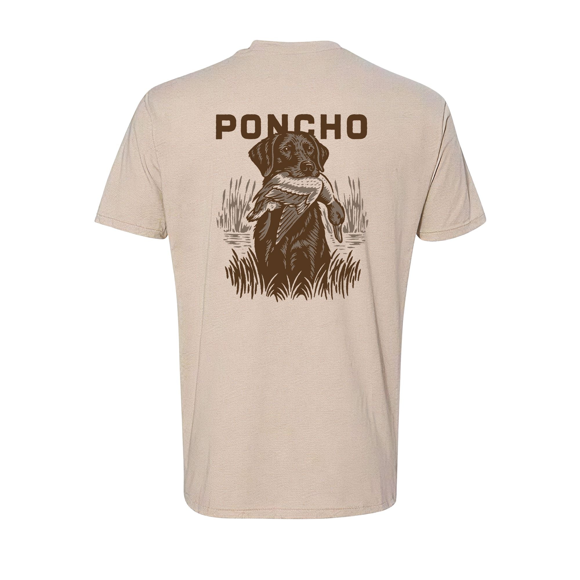 Poncho Man's Best Friend T-shirt T-Shirt Poncho