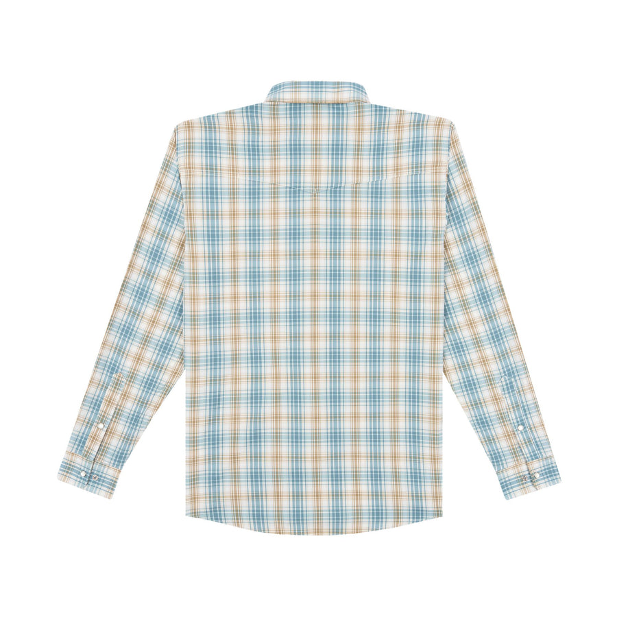 Poncho The Brush Country Shirt Men's Long Sleeve Button Downs Poncho 
