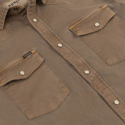 Poncho The Cotulla Shirt Men's Long Sleeve Button Downs Poncho