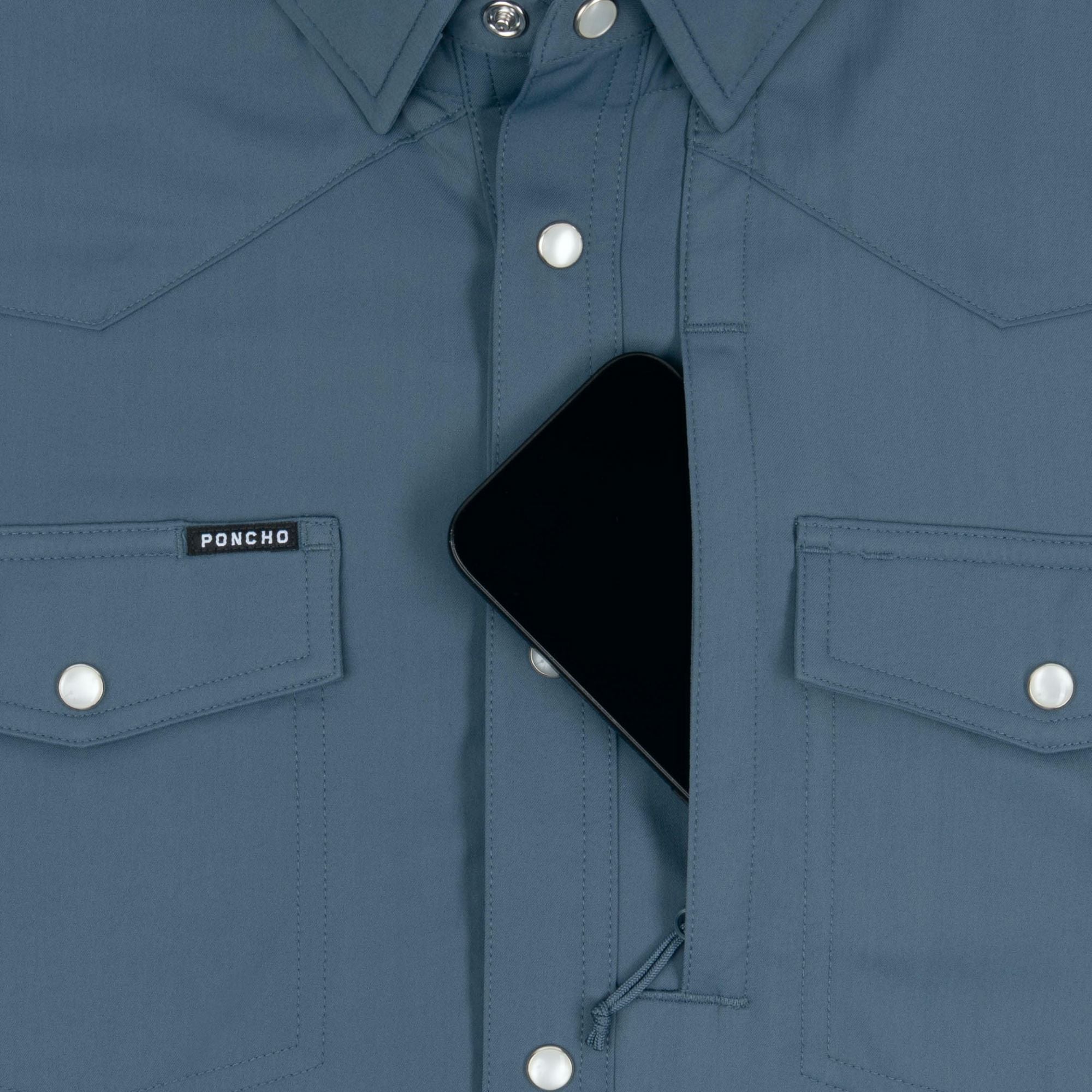Poncho The Dogtooth Shirt Shirts Poncho