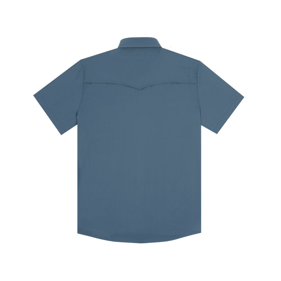 Poncho The Dogtooth Shirt (Slim) Men's Short Sleeve Button Downs Poncho 
