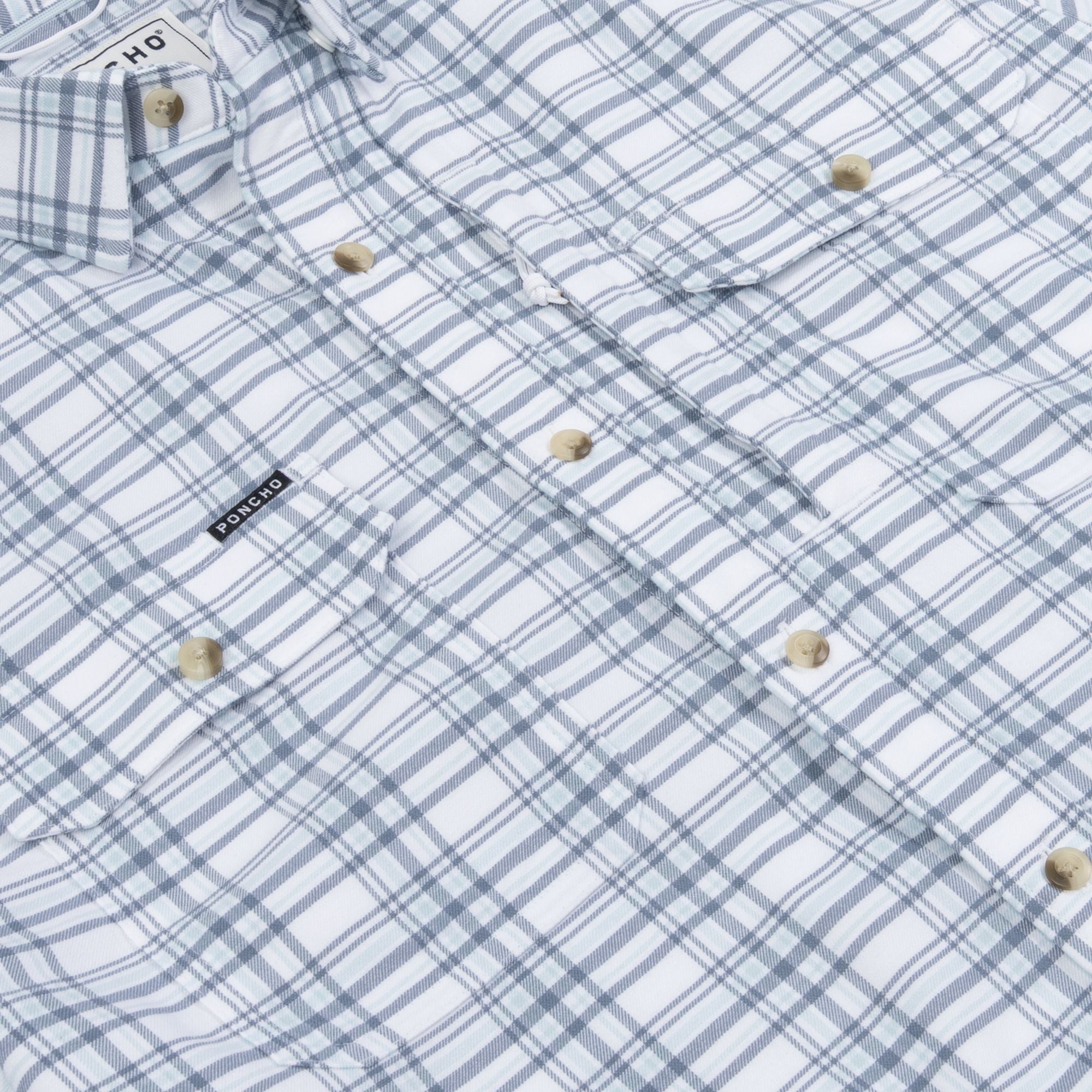 Poncho The Fog Horn Shirt Men's Flannel Shirts Poncho
