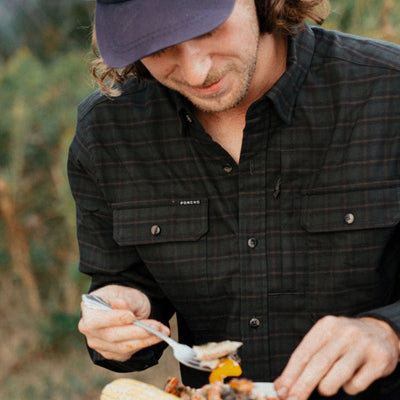 Poncho The Gloucester Shirt - Slim Men's Flannel Shirts Poncho