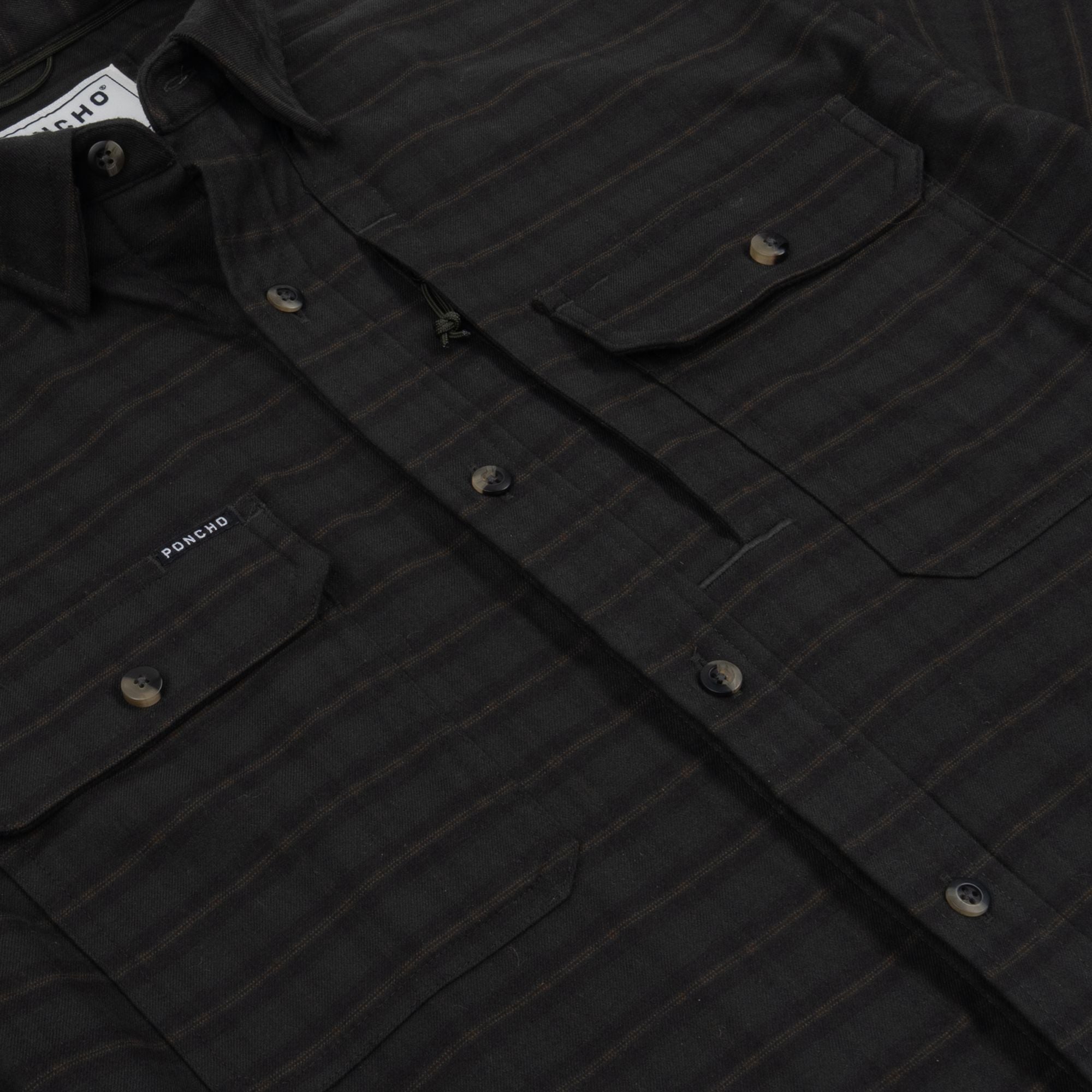 Poncho The Gloucester Shirt - Slim Men's Flannel Shirts Poncho