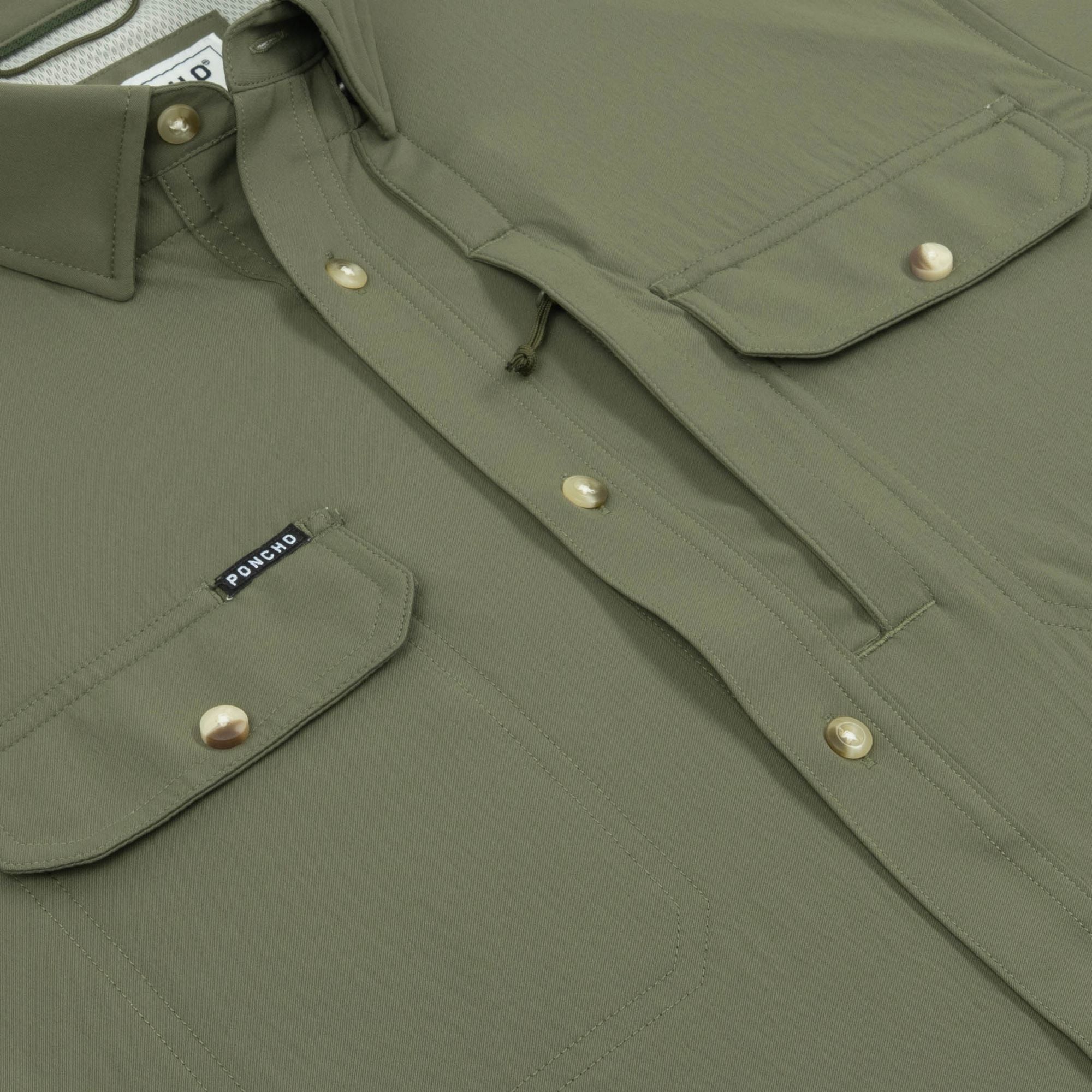 Poncho The Gunnison Long Sleeve Shirt Men's Long Sleeve Button Downs Poncho