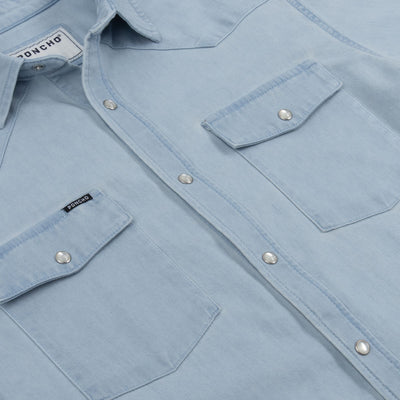 Poncho The Marfa Shirt Men's Long Sleeve Button Downs Poncho
