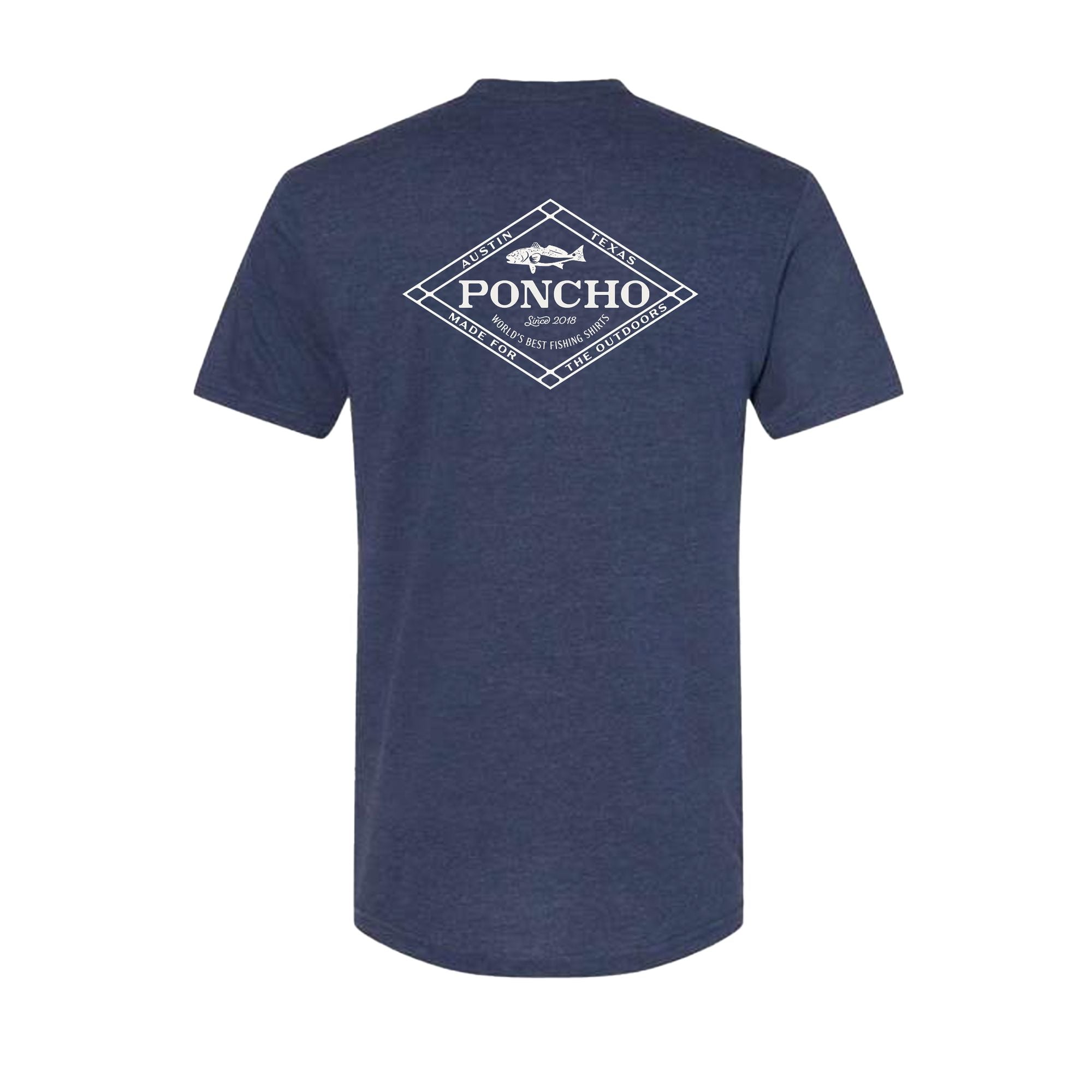 Poncho The Navy Diamond T-Shirt Men's Graphic T-Shirts Poncho