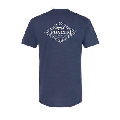 Poncho The Navy Diamond T-Shirt Men's Graphic T-Shirts Poncho