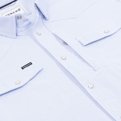 Poncho The Padre Shirt Men's Short Sleeve Button Downs Poncho