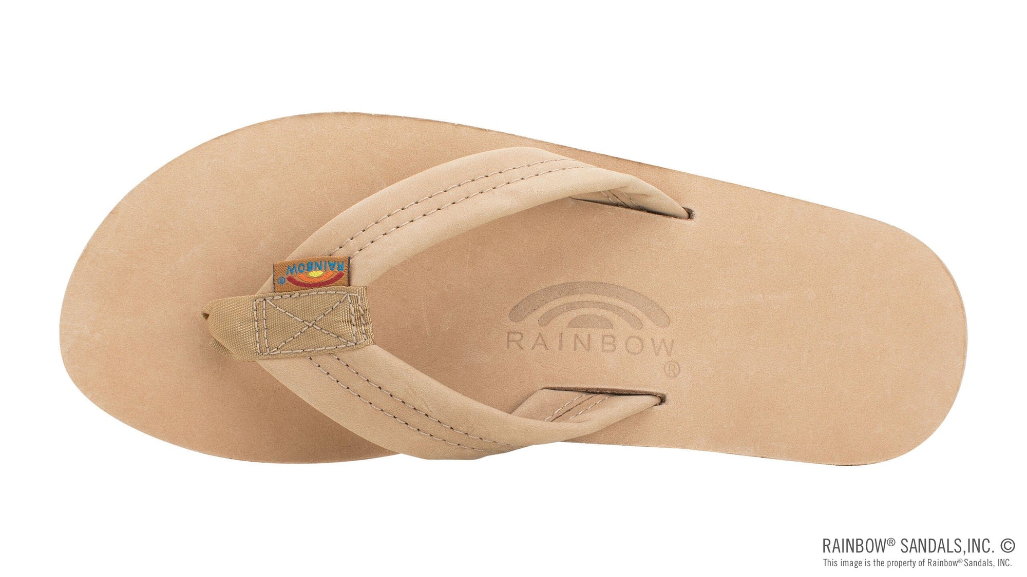 Rainbow Double Layer Arch Support Premier Leather with a 1" Strap - Men's Shoes Rainbows