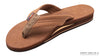 Rainbow Double Layer Arch Support Premier Leather with a 1" Strap - Men's Shoes The North Face Redwood M