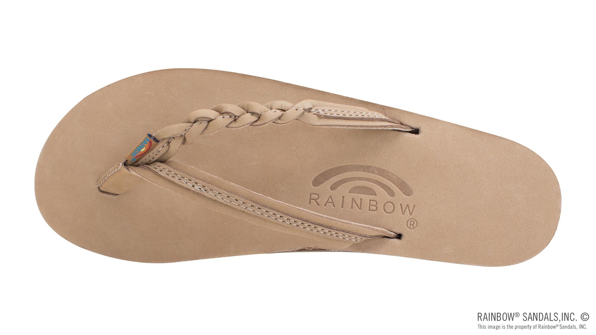 Rainbow Flirty Braidy Single Layer Leather w/ Narrow Strap - Women's Shoes Rainbows