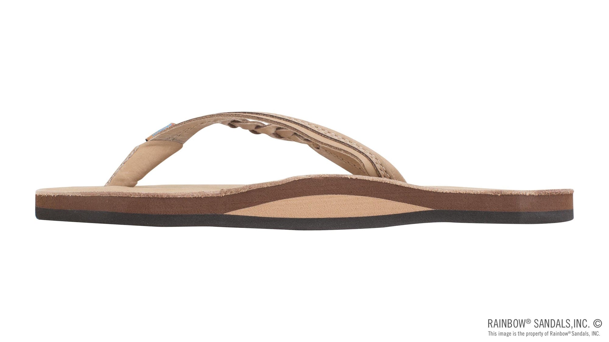 Rainbow Flirty Braidy Single Layer Leather w/ Narrow Strap - Women's Shoes Rainbows