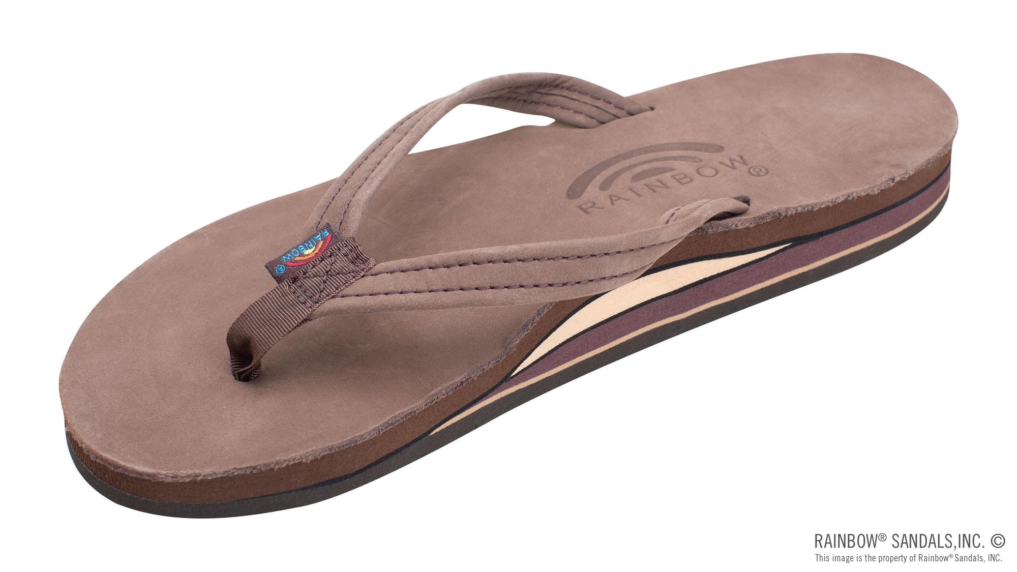 Rainbow Premier Leather Double Layer with 1/2" Narrow Strap - Women's Shoes Rainbows Expresso S (5.5-6.5)