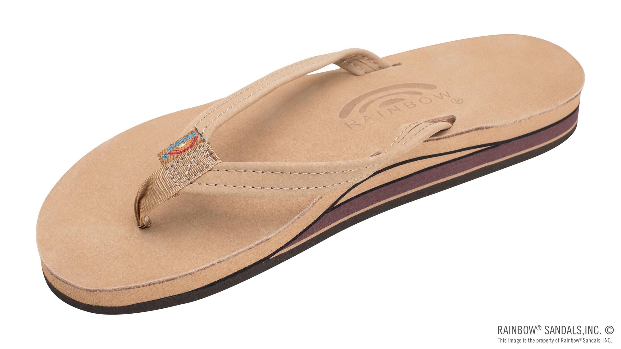 Rainbow Premier Leather Double Layer with 1/2" Narrow Strap - Women's Shoes Rainbows Sierra Brown S (5.5-6.5)