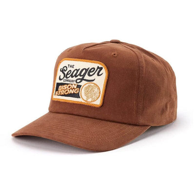 Seager Bison Wax Snapback Hat Men's Hats Seager