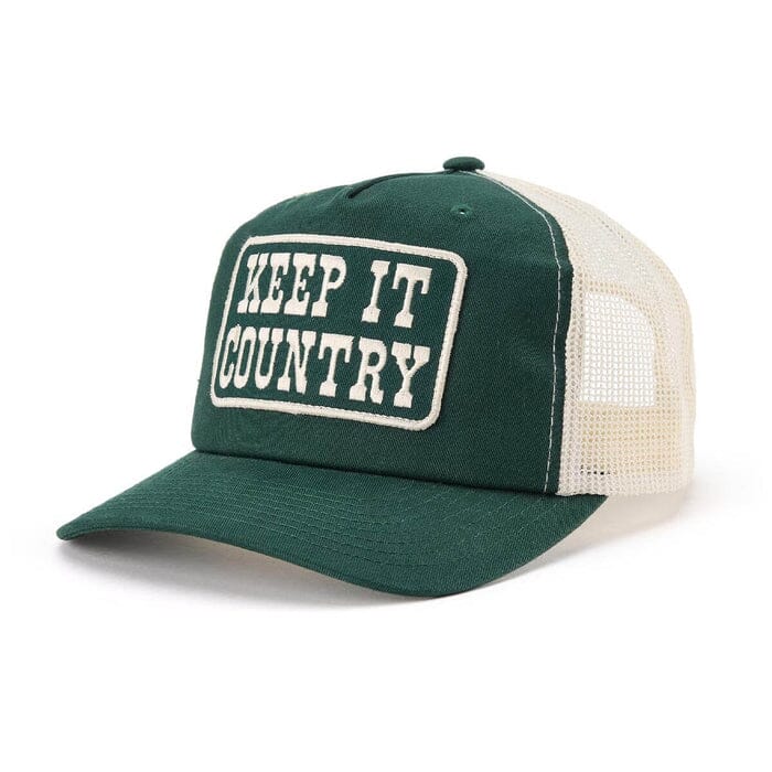 Seager Keep It Country Trucker Hat Men's Hats Seager Forrest Green