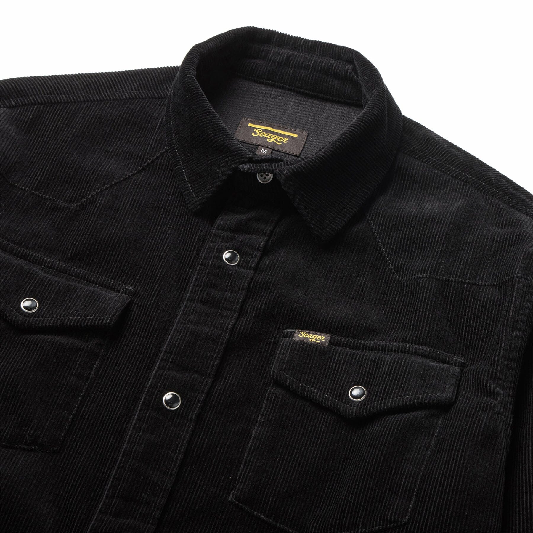 Seager Reagan Pearl Snap Corduroy Shirt Shirts Seager