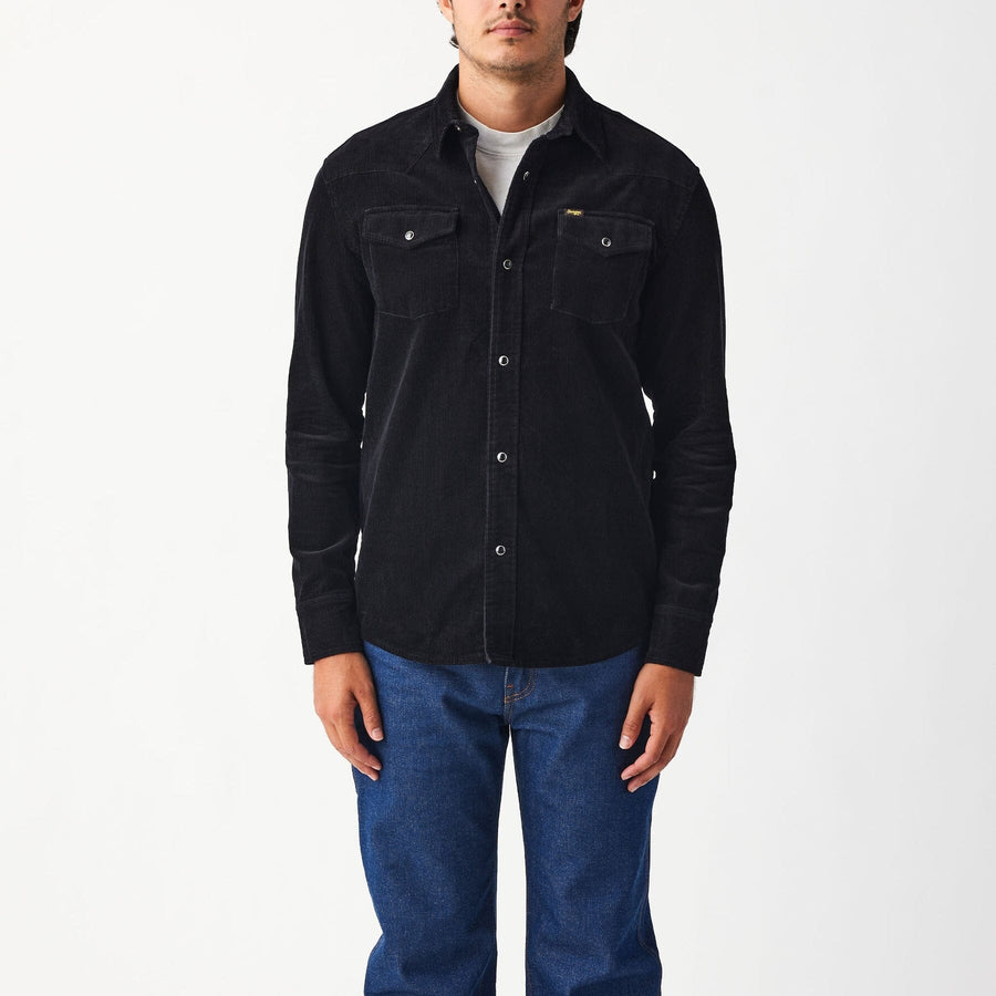 Seager Reagan Pearl Snap Corduroy Shirt Shirts Seager 