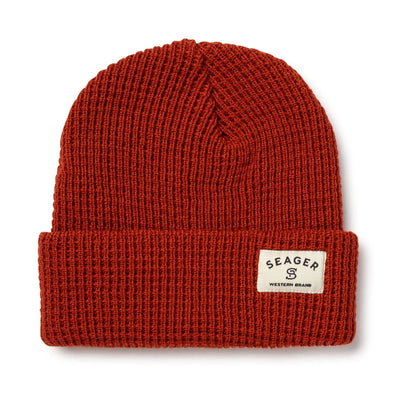 Seager Service Waffle Knit Beanie 2.0 Hats Seager Rust