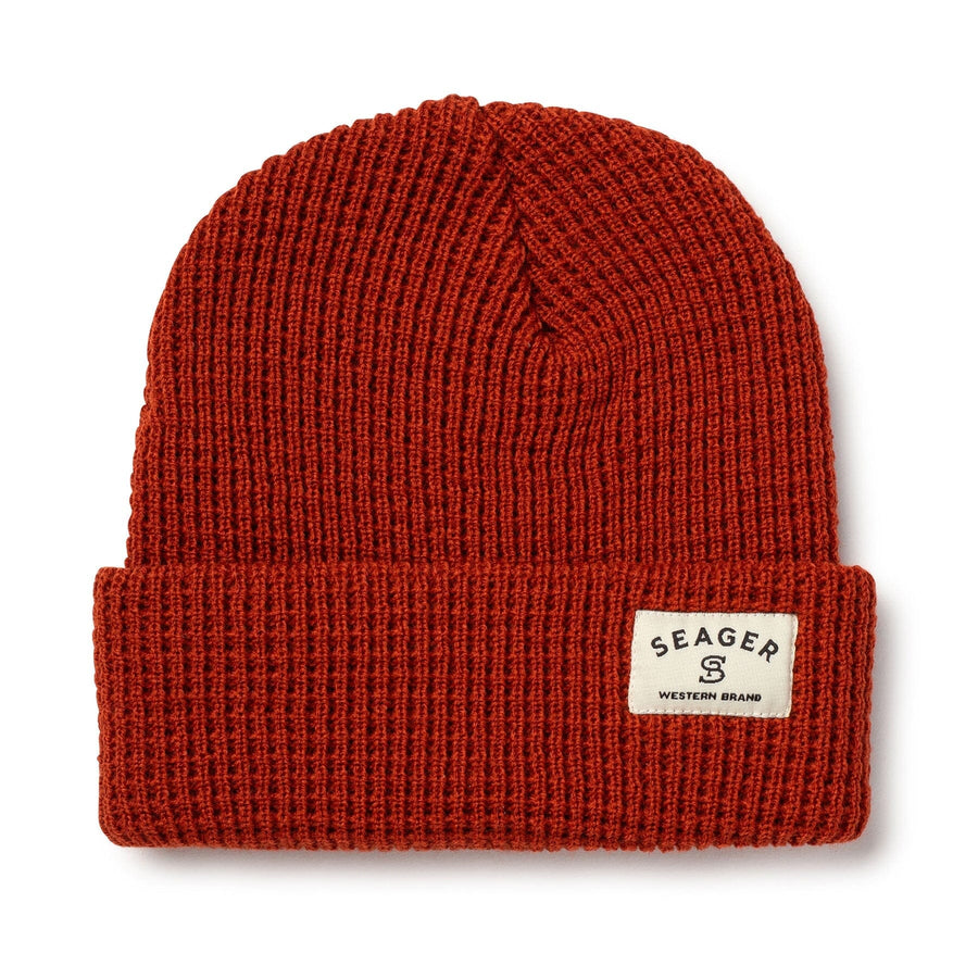 Seager Service Waffle Knit Beanie 2.0 Hats Seager Black 