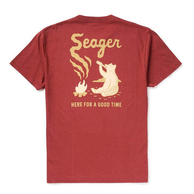 Seager Smokey Tee Men's Graphic T-Shirts Seager Roasted Red M