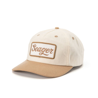 Seager Uncle Bill Hemp Snapback Hats Seager Cream/Khaki