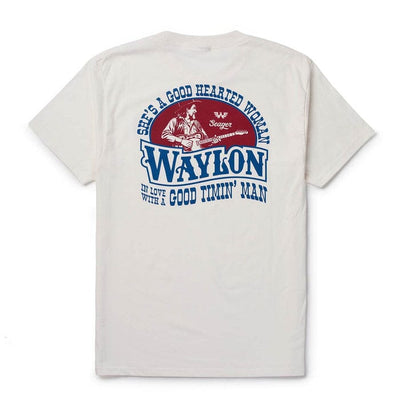 Seager x Waylon Jennings Good Hearted Woman Tee Men's Graphic T-Shirts Seager