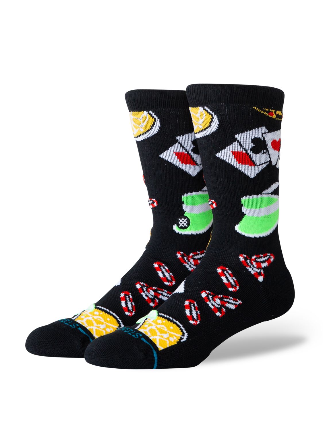 Stance All In Crew Socks Men's Casual Socks Stance Black L
