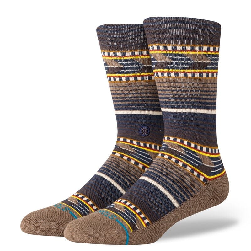 Stance Cotton Crew Medium Cushion Socks Accessories Stance Cedar Rock - Brown L