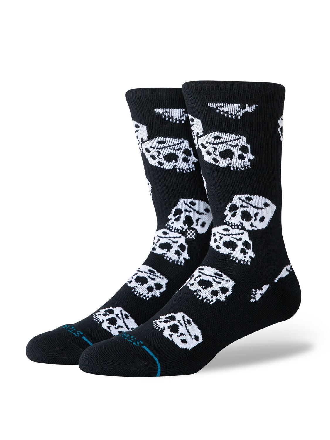Stance Die Up Crew Socks Men's Casual Socks Stance Black L