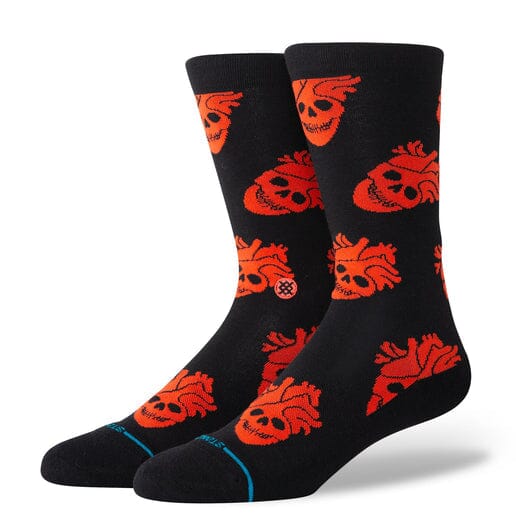 Stance Fallin In Skull Crew Socks Accessories Stance L