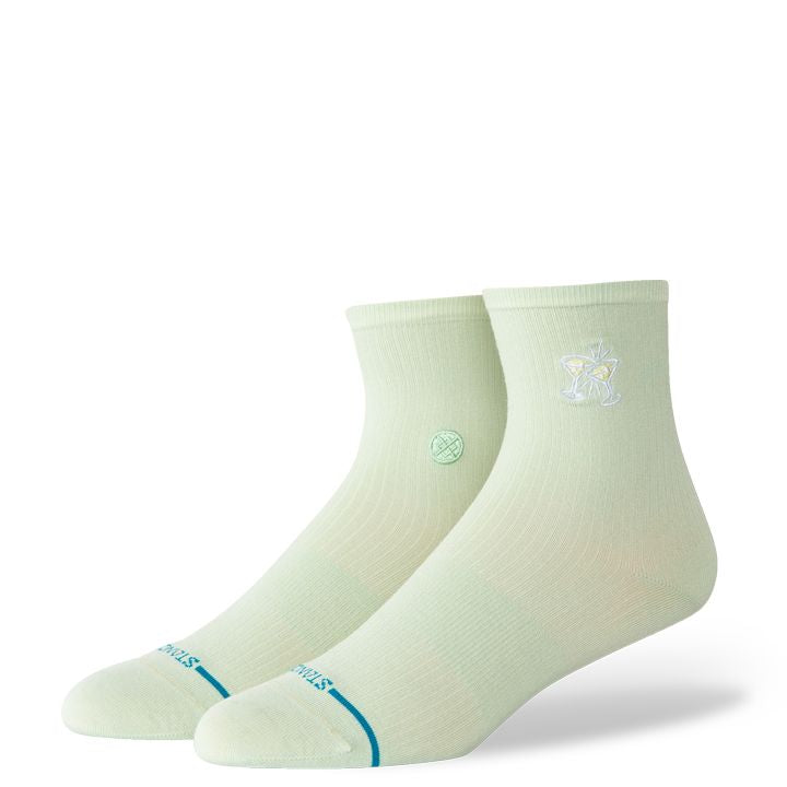 Stance Fine Rib Quarter Socks Women's Casual Socks Stance Ivory S 