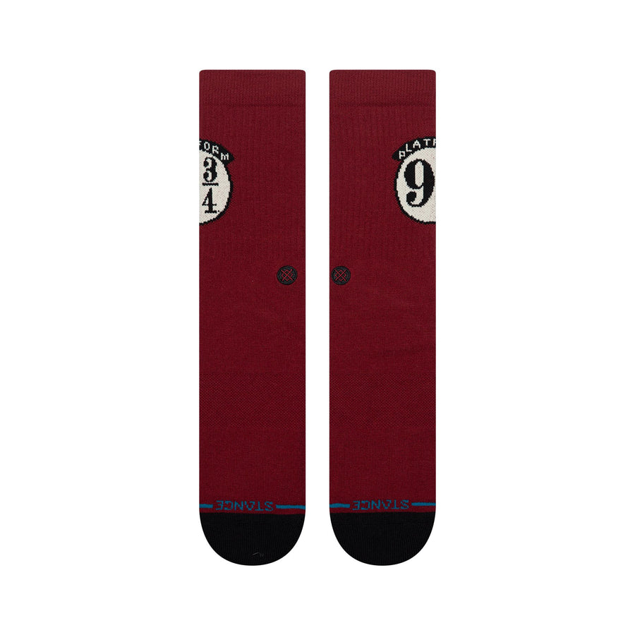 Stance Hogwarts Express Crew Socks Men's Casual Socks Stance Red L 